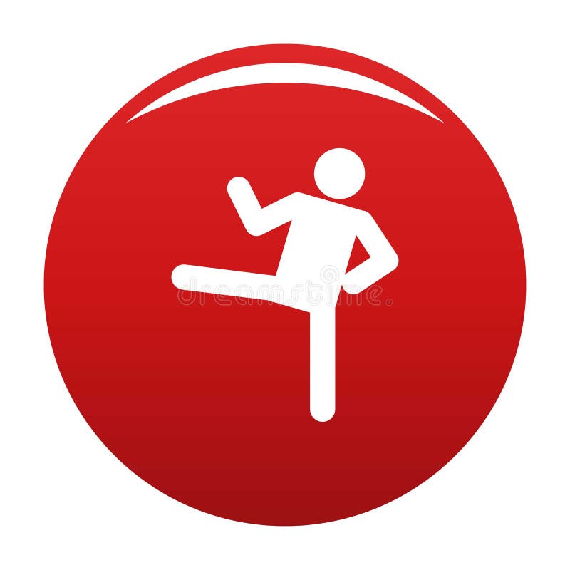 Figura rosso del bastone di vettore dell'icona di stickman royalty illustrazione gratis Figura rosso del bastone di vettore dell'icona di stickman royalty illustrazione gratis