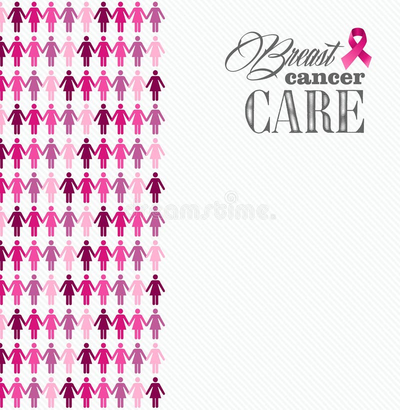 Figure componente delle donne del nastro di consapevolezza del cancro al seno royalty illustrazione gratis Figure componente delle donne del nastro di consapevolezza del cancro al seno royalty illustrazione gratis