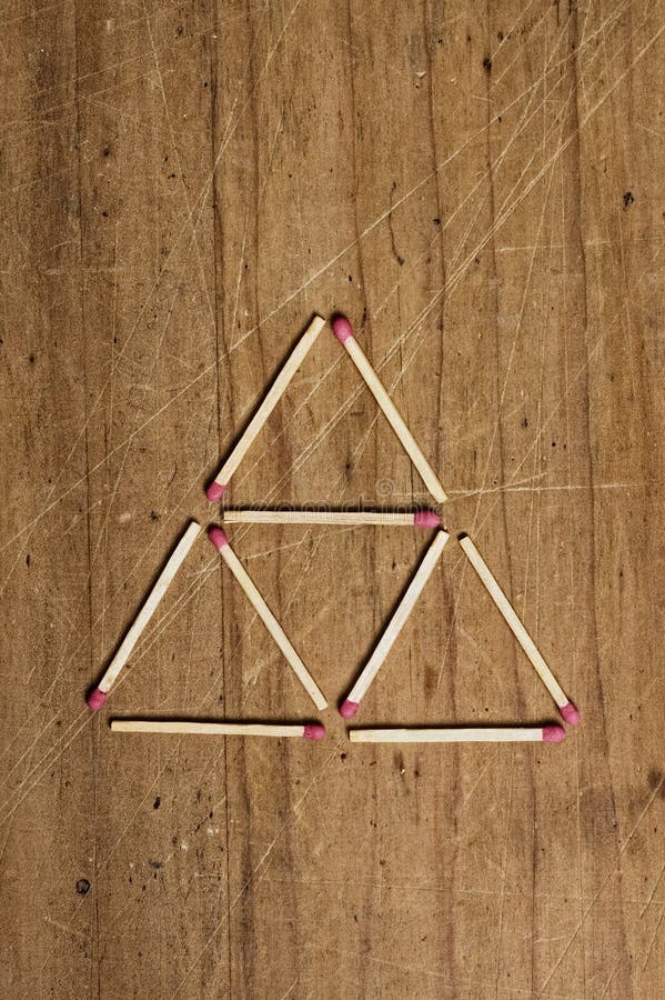 Figure Made Of Matches. Picture Image 5366208