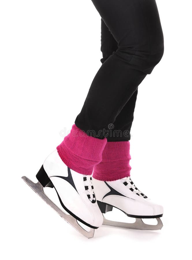 Pair of Black Figure Skates Hanging Stock Photo Image of leather, shoe 12596542