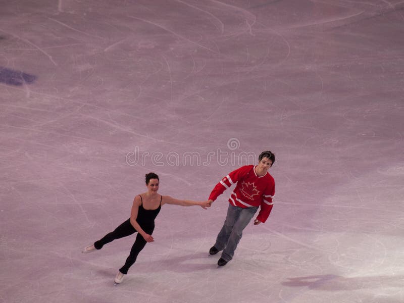Figure Skating Olympic Gala, Kavaguti & Smirnov Editorial Stock Image