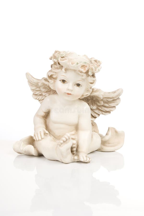 Little angel flying stock photo. Image of cherub, religion 3919352