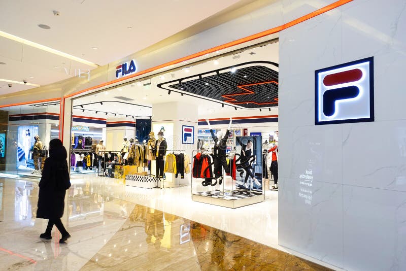 Fila Logo Sports Retail Shop Front Editorial Stock Image Image Of ...