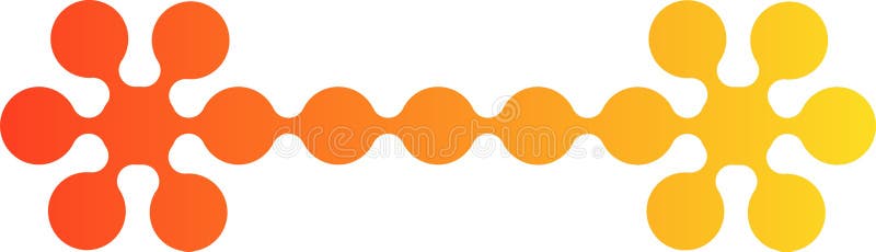 Fila Ultralarga de Círculos Degradados libre illustration