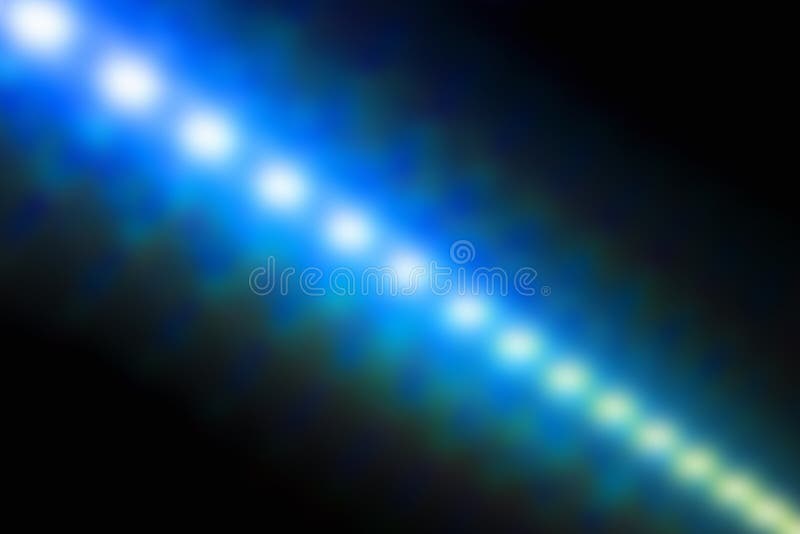 Fila vaga delle luci blu nello scuro immagini stock libere da diritti Fila vaga delle luci blu nello scuro immagini stock libere da diritti