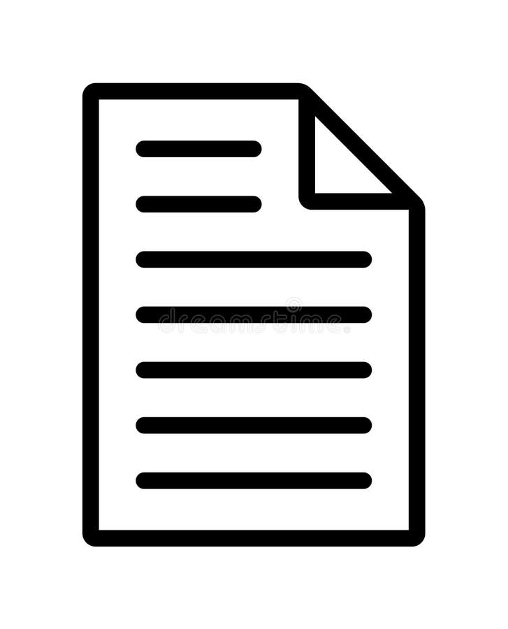 File document line icon