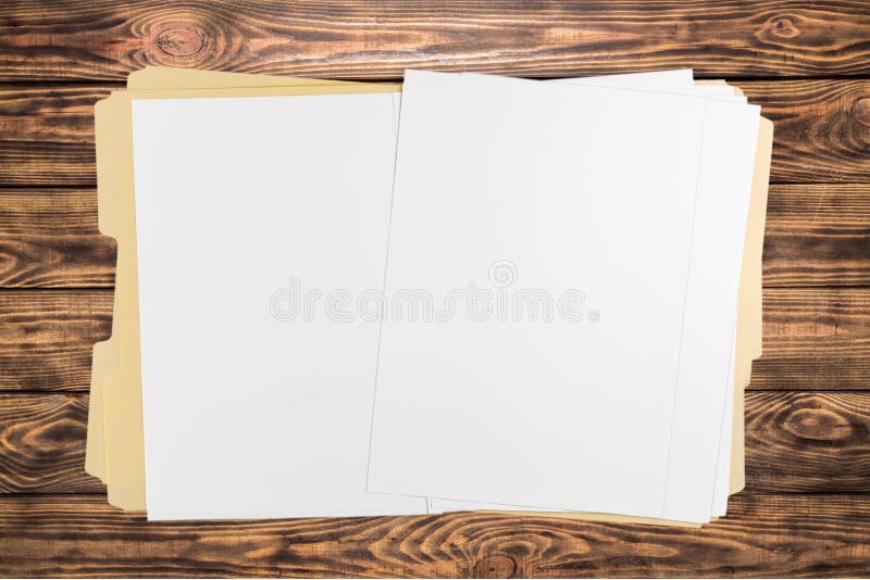 File open paper document letter organization blank