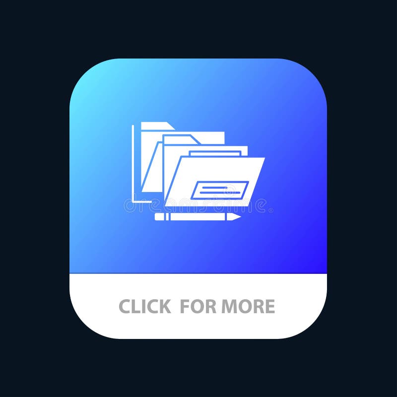 Download File, Folder, Date, Safe Mobile App Button. Android And ...
