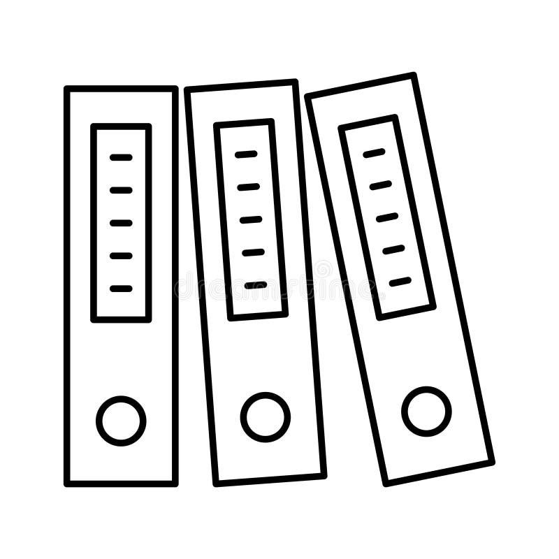 File folders, files Vector icon which can easily modify