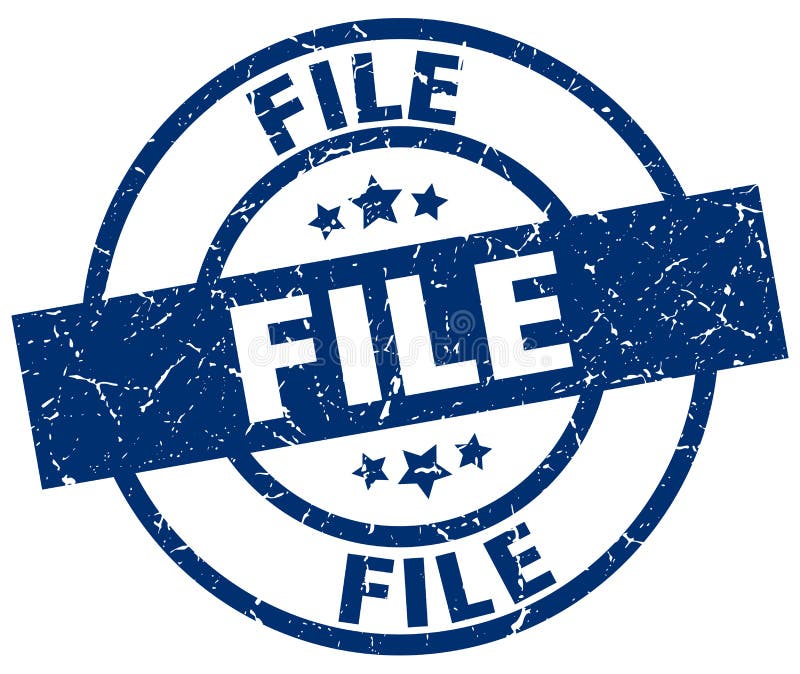 File stamp stock vector. Illustration of rubber, vector - 122417484