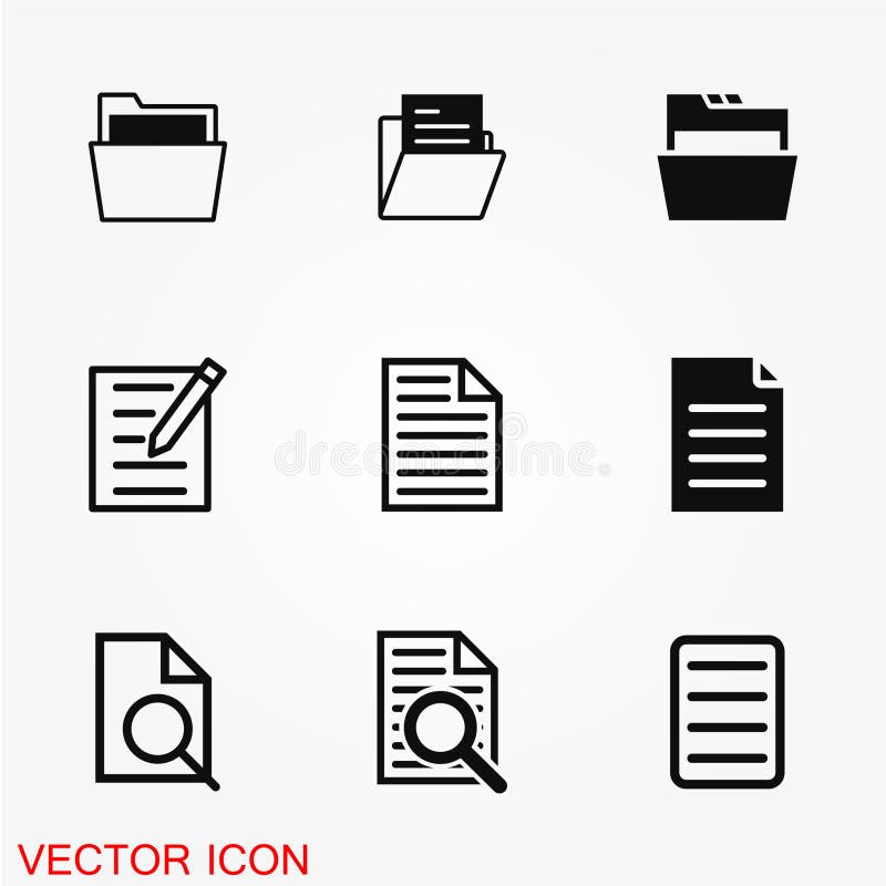 File icon vector royalty free illustration File icon vector royalty free illustration