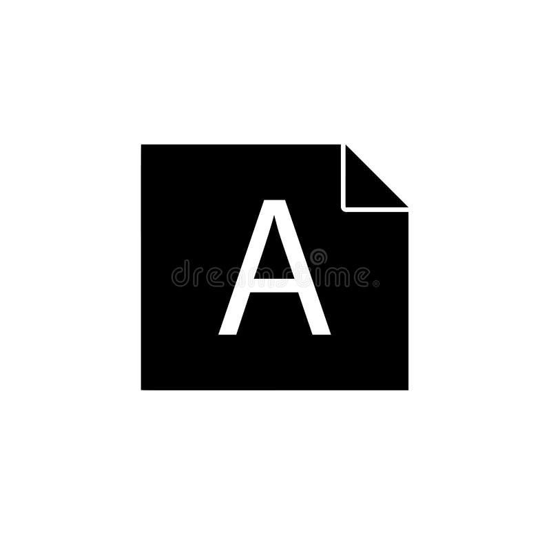 Download File, Text Icon. Simple Glyph Vector Of Text Editor Set Icons For UI And UX, Website Or Mobile ...