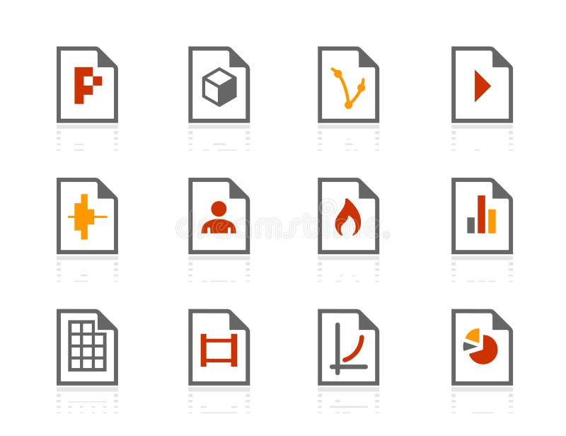 File types compact icons