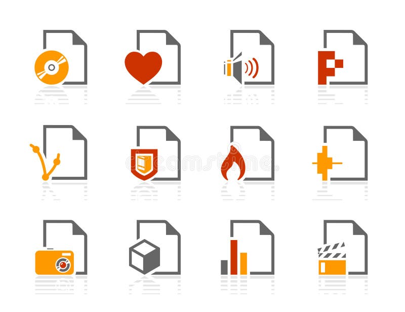 File types icons