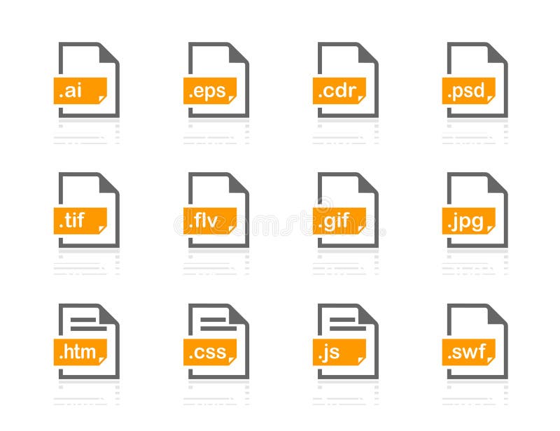 File types icons | Sunshine Hotel series