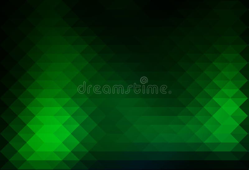 File verdi al neon d'ardore del fondo dei triangoli illustrazione vettoriale File verdi al neon d'ardore del fondo dei triangoli illustrazione vettoriale