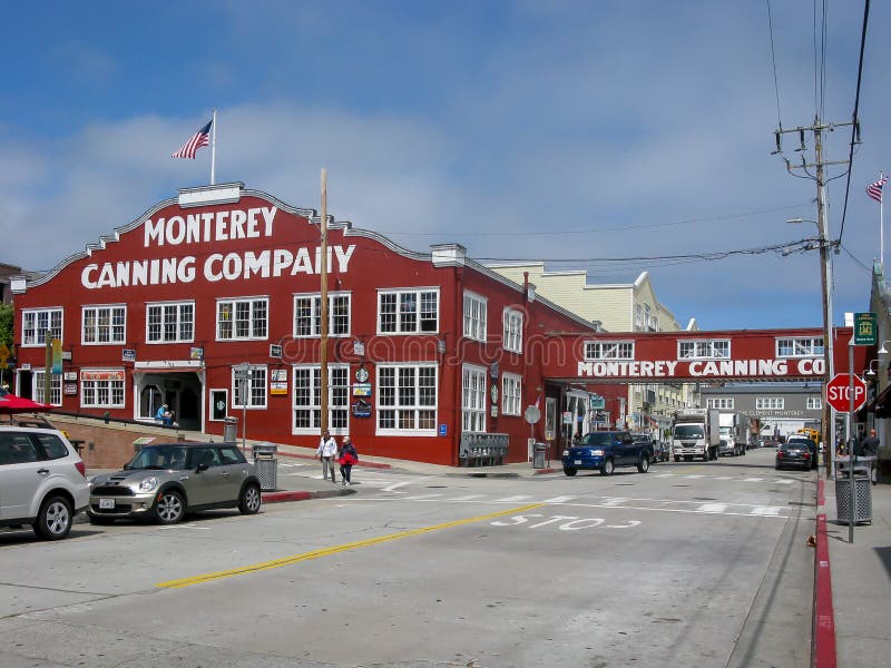 Cannery Row in Monterey, California, USA. Cannery Row in Monterey, California, USA