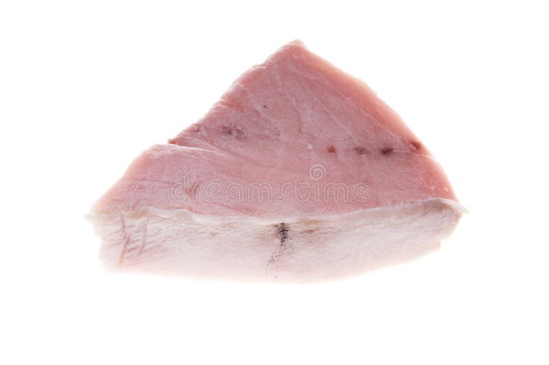 Fresh Fillet of Swordfish. Raw fish meat - steak isolated on white background. Studio shot. Fresh Fillet of Swordfish. Raw fish meat - steak isolated on white background. Studio shot