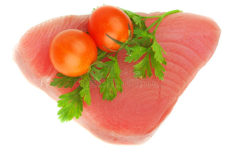 Fillet of Tuna Fish stock photo. Image of health, calories 3966650