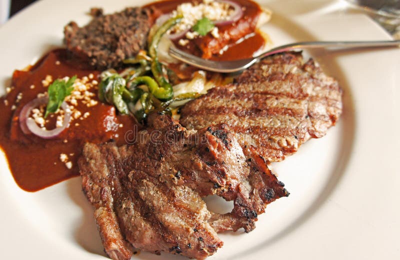 Filete Mexicano Del Arrachera Foto de archivo Imagen de parrilla