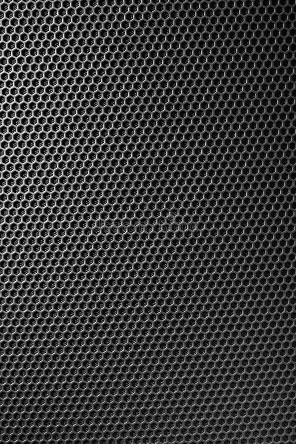 Fileu metalic din textura grilei difuzorului stock images