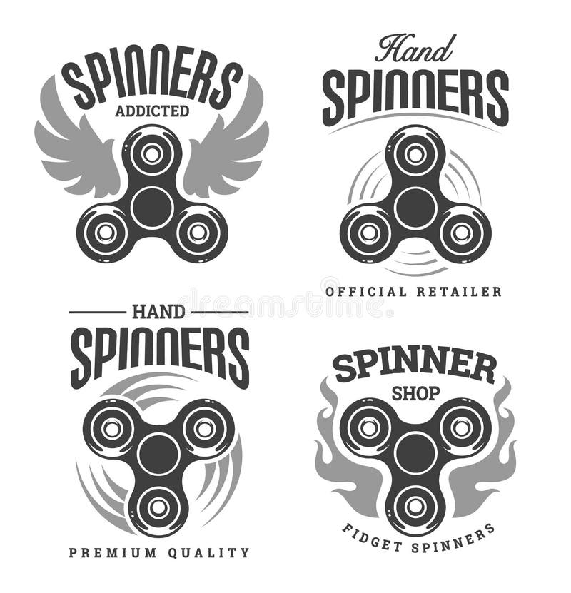 Fileur Logo Emblems illustration libre de droits Fileur Logo Emblems illustration libre de droits
