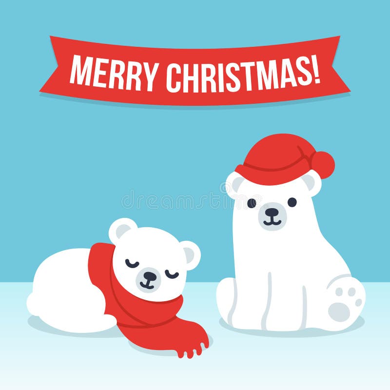 FILHOTES DE URSO POLAR ilustração royalty free FILHOTES DE URSO POLAR ilustração royalty free