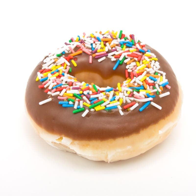 Rosquinha de chocolate fotos de stock