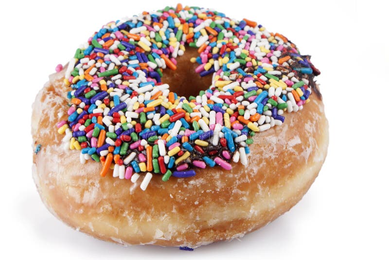 Donut com granulado foto de stock royalty free