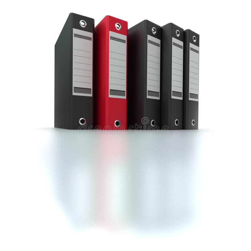 Filing and organizing information stock photography