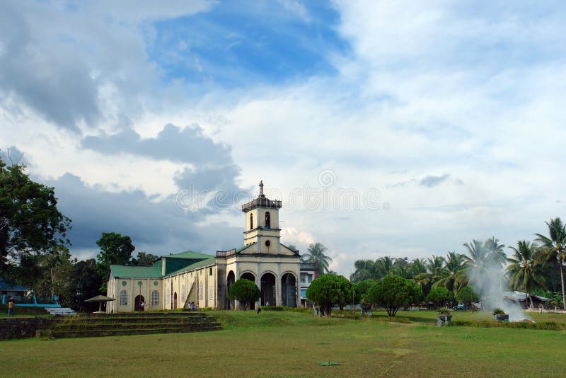 Filipino village church.