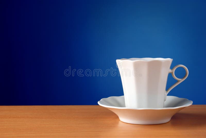 Filiżanka biel obrazy stock