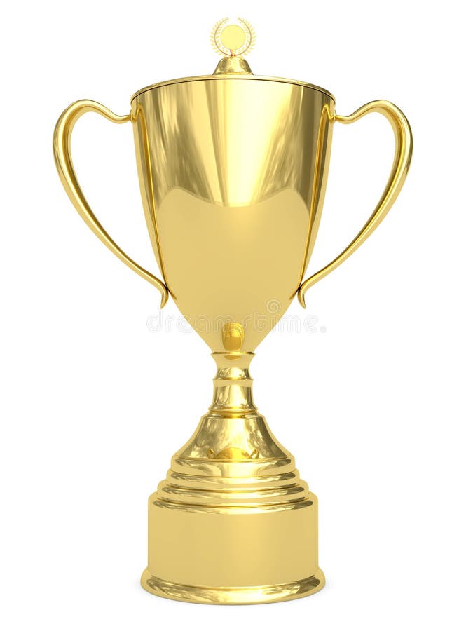 filiżanki złoty trofeum biel zdjęcia royalty free filiżanki złoty trofeum biel zdjęcia royalty free