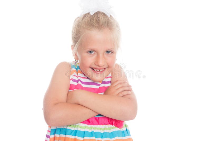 La Fille Espiègle a Collé Sa Langue Photo stock Image du fond