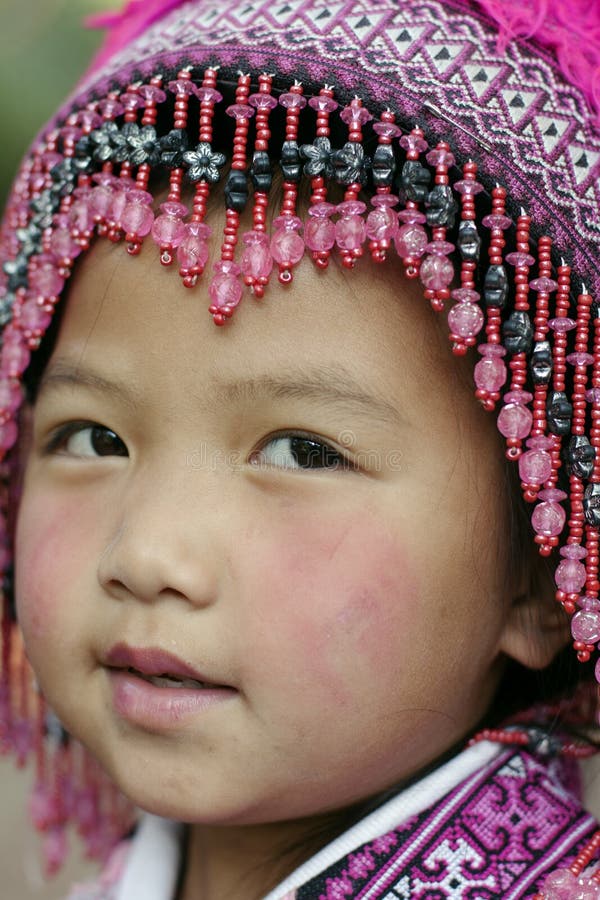 Fille de Hilltribe, Thaïlande photo libre de droits Fille de Hilltribe, Thaïlande photo libre de droits