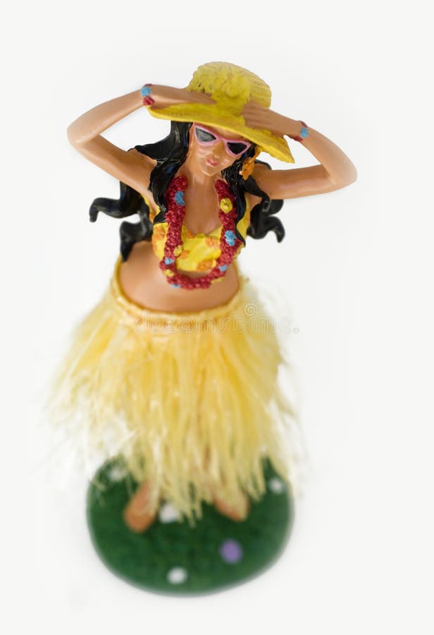Poupée De Danseur De Danse Polynésienne Sur Le Voyage Par La Route De  Voiture D'Hawaï Photo stock - Image du île, plastique: 53777778