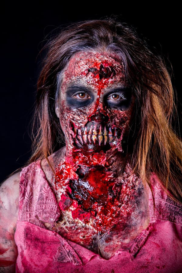 Fille de zombi image libre de droits Fille de zombi image libre de droits