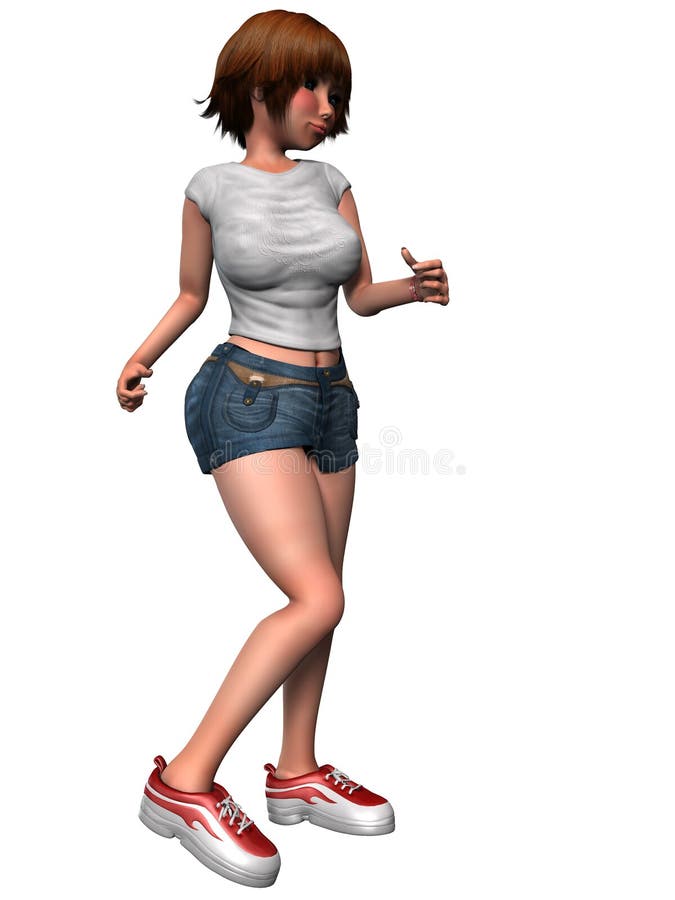 Fille Mignonne De Manga Illustration Stock Illustration Du Artistique