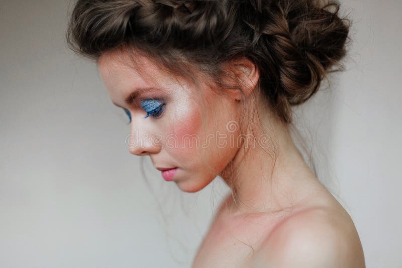 Fille russe, portrait photos libres de droits