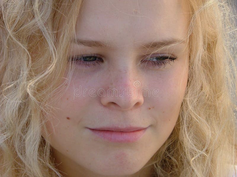 Fille triste image stock Fille triste image stock