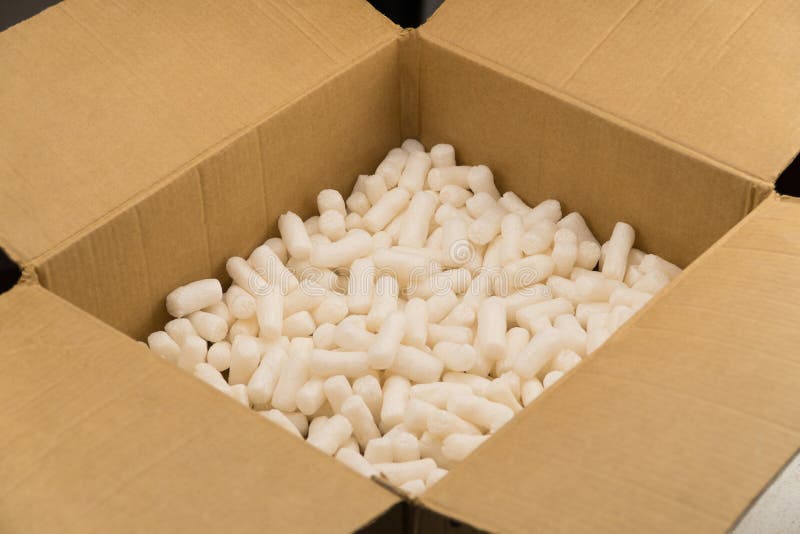 Filler for packaging stock photo. Image of foam, package 233134696