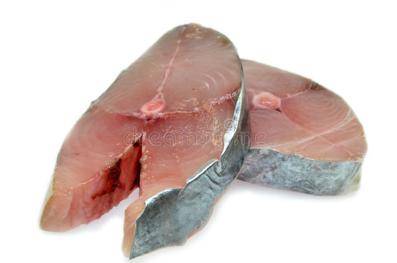 Fillet of Spanish Mackerel Slide Stock Image Image of market