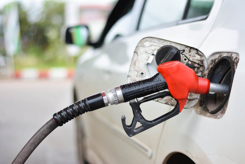 Filling Car with gasoline stock photo. Image of horizontal 98340136