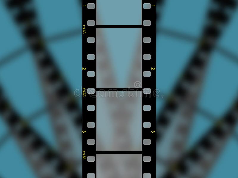 Film 35mm de trame de la résolution 3 illustration libre de droits Film 35mm de trame de la résolution 3 illustration libre de droits