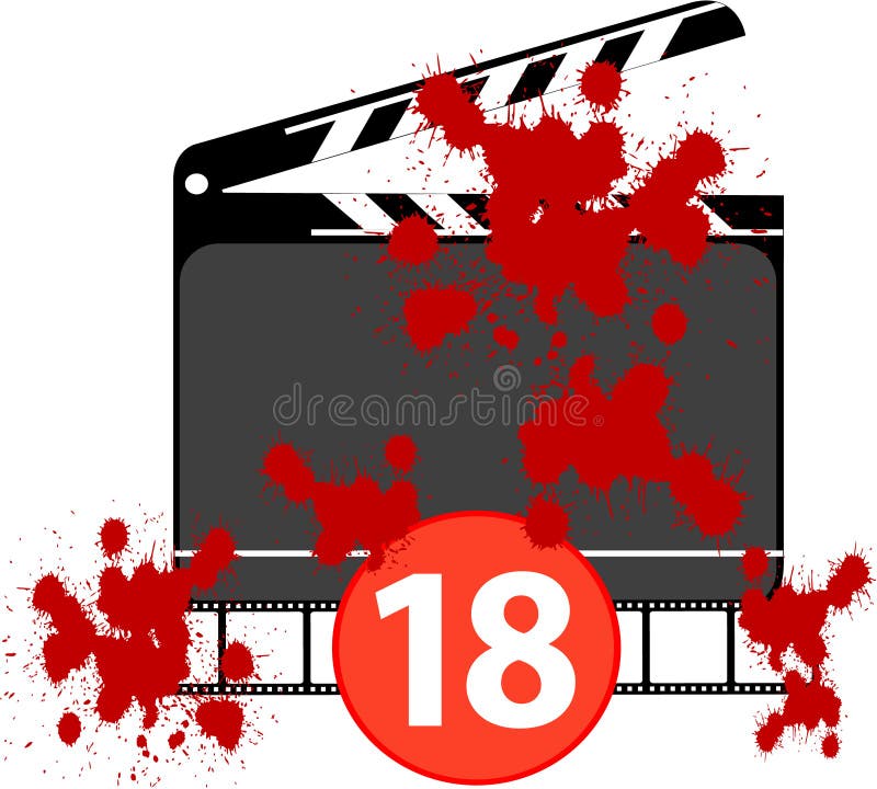 Film avec la scène explicite illustration stock Film avec la scène explicite illustration stock