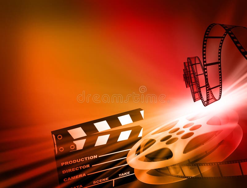Film background. stock illustration. Illustration of director 10772153