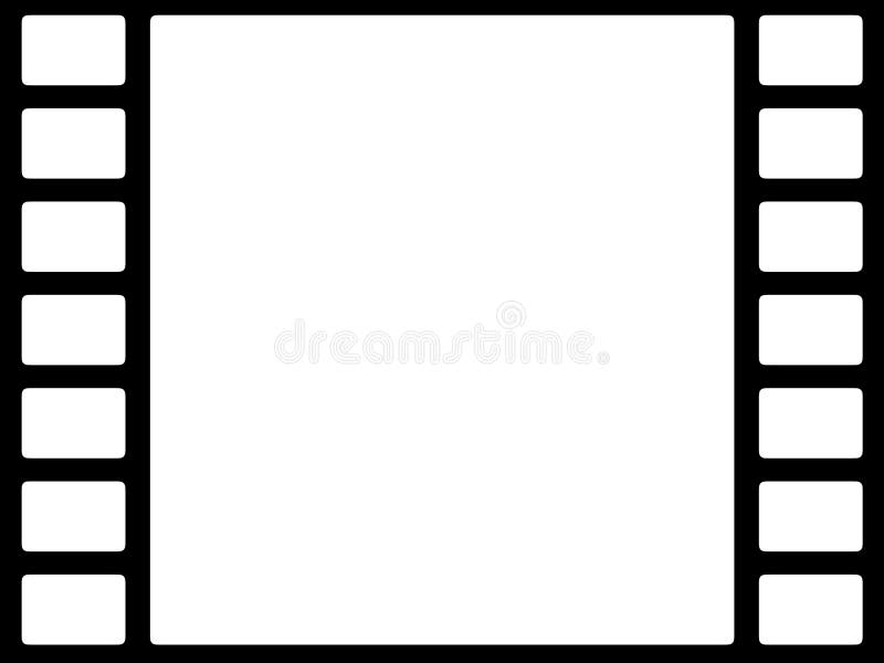 Film bw stock illustration