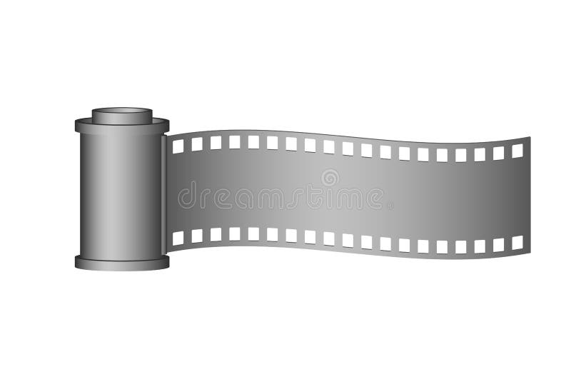 Film de petit pain d'appareil-photo illustration stock Film de petit pain d'appareil-photo illustration stock