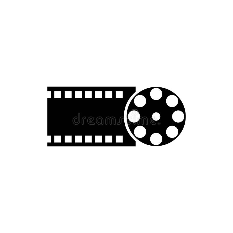 Movie Illustration Logo Vector Design Stock Vector - Illustration of ...