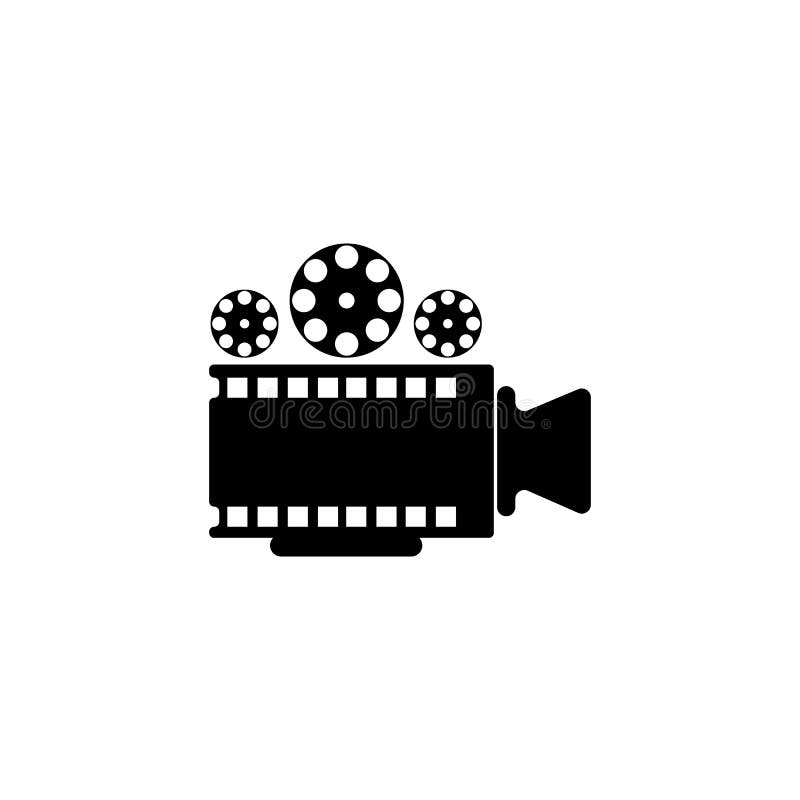 Movie Illustration Logo Vector Design Stock Vector - Illustration of ...
